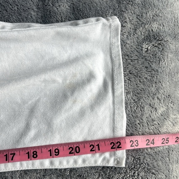 Code Bleu Classic Denim Capri in White Size 14 EUC - Picture 5 of 9